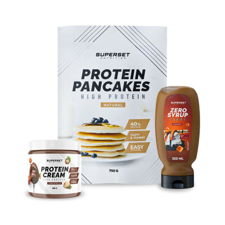 Pack Petit-déj - pancakes + protein cream + zero syrup