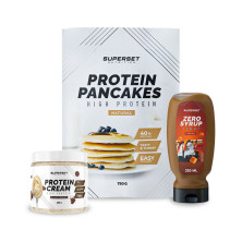 Breakfast pack - pancakes + protein cream + zero syrup